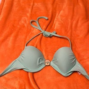 target bikini top size size, teal color
